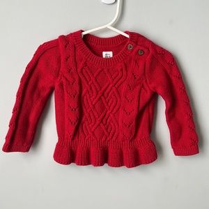 6-12 Month Baby Gap Cable Knit Sweater